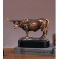 Longhorn Steer figurine 10" W x 7" H